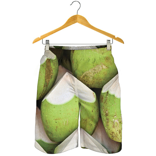 Coconut 3D Print Men's Shorts