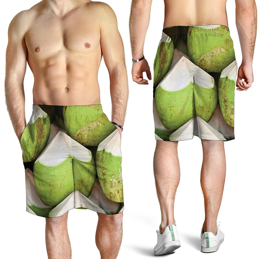 Coconut 3D Print Men's Shorts