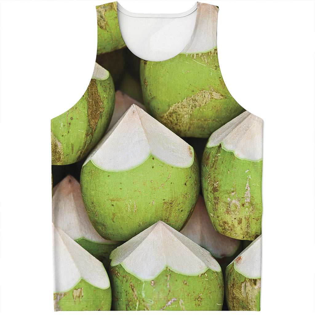 Coconut 3D Print Men's Tank Top