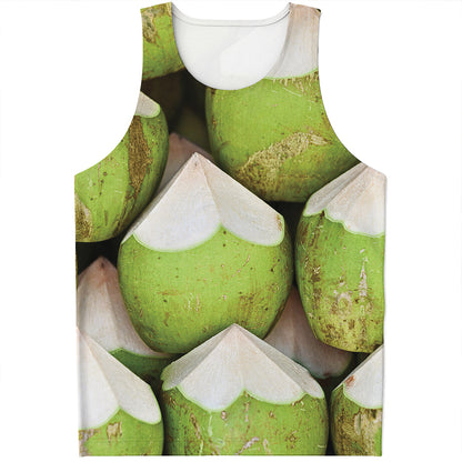Coconut 3D Print Men's Tank Top