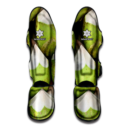 Coconut 3D Print Muay Thai Shin Guard