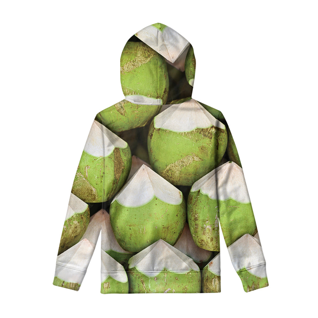 Coconut 3D Print Pullover Hoodie
