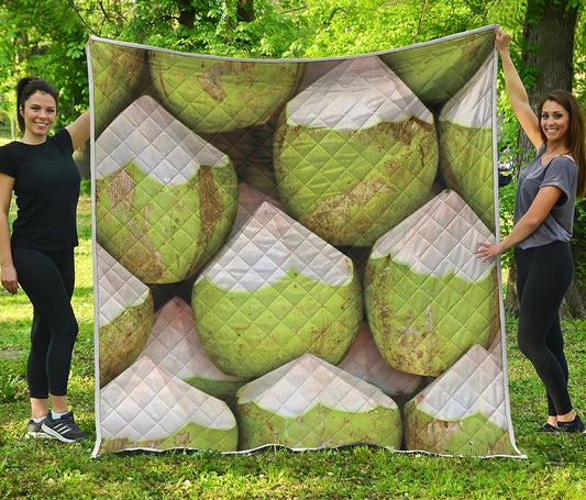 Coconut 3D Print Quilt