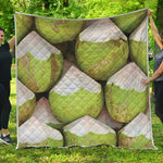 Coconut 3D Print Quilt