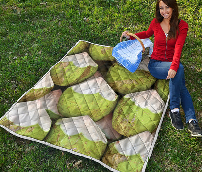 Coconut 3D Print Quilt