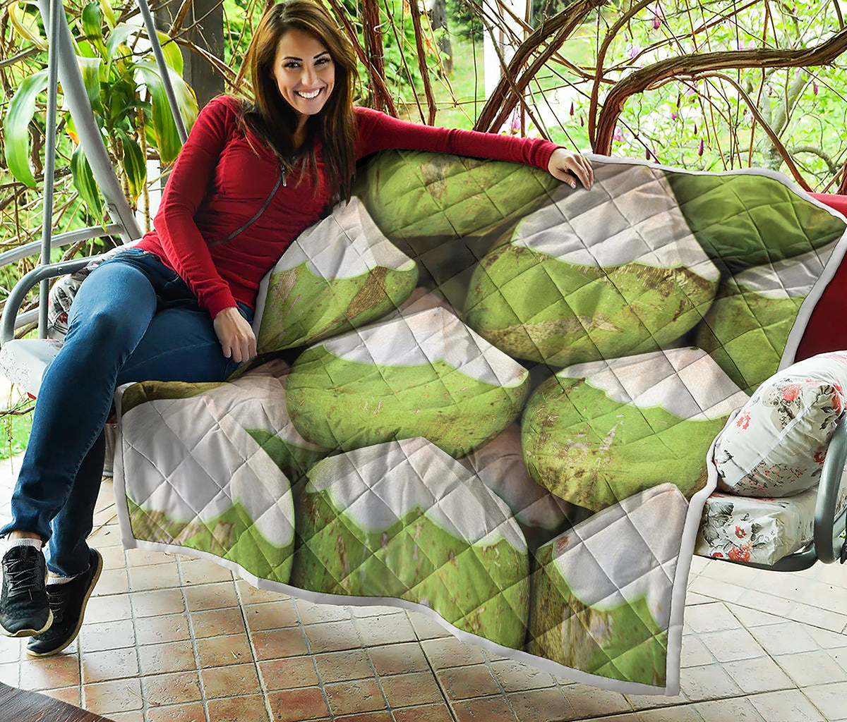 Coconut 3D Print Quilt