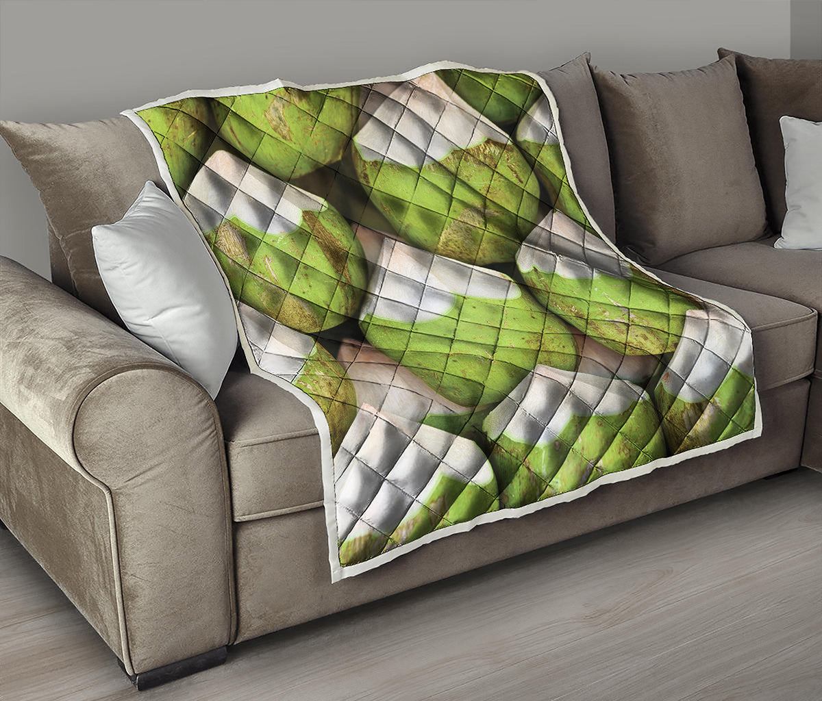 Coconut 3D Print Quilt