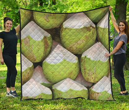 Coconut 3D Print Quilt