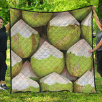 Coconut 3D Print Quilt