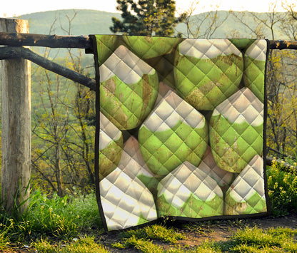 Coconut 3D Print Quilt