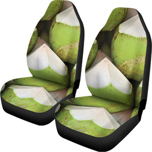 Coconut 3D Print Universal Fit Car Seat Covers