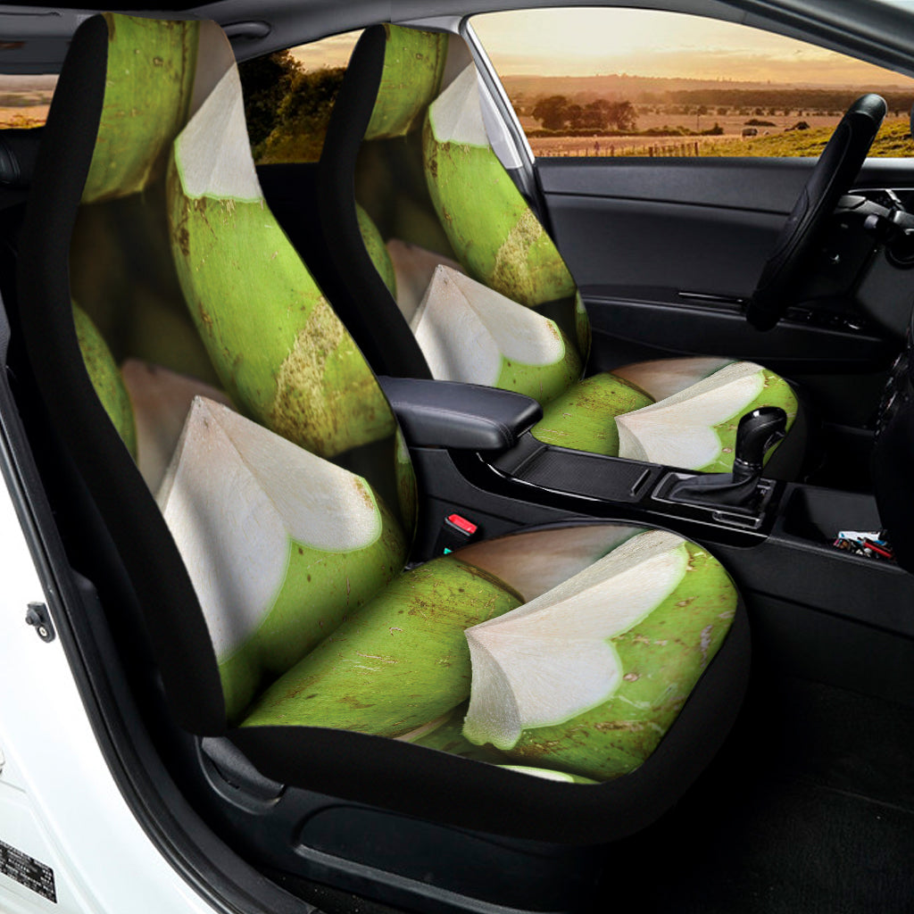 Coconut 3D Print Universal Fit Car Seat Covers