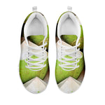 Coconut 3D Print White Sneakers