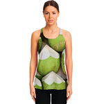 Coconut 3D Print Women's Racerback Tank Top