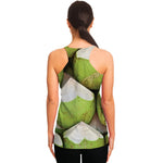Coconut 3D Print Women's Racerback Tank Top