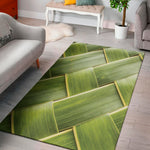 Coconut Leaf Print Area Rug