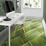 Coconut Leaf Print Area Rug