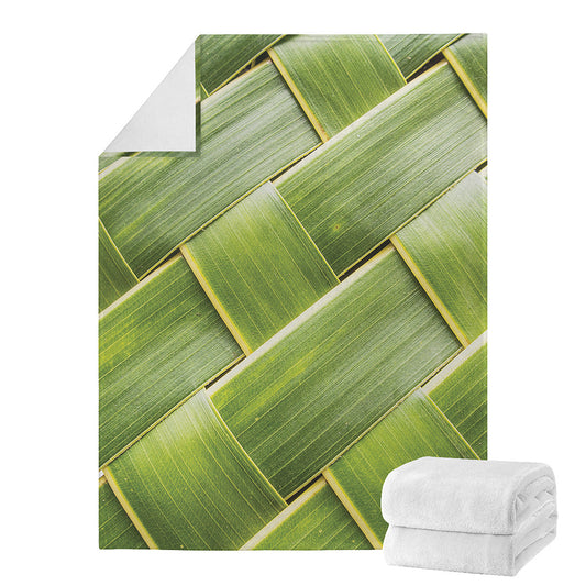Coconut Leaf Print Blanket