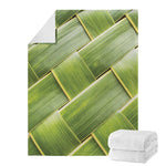 Coconut Leaf Print Blanket