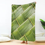 Coconut Leaf Print Blanket