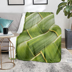 Coconut Leaf Print Blanket
