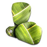 Coconut Leaf Print Boxing Gloves