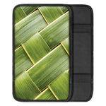 Coconut Leaf Print Car Center Console Cover