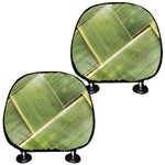Coconut Leaf Print Car Headrest Covers