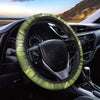 Coconut Leaf Print Car Steering Wheel Cover