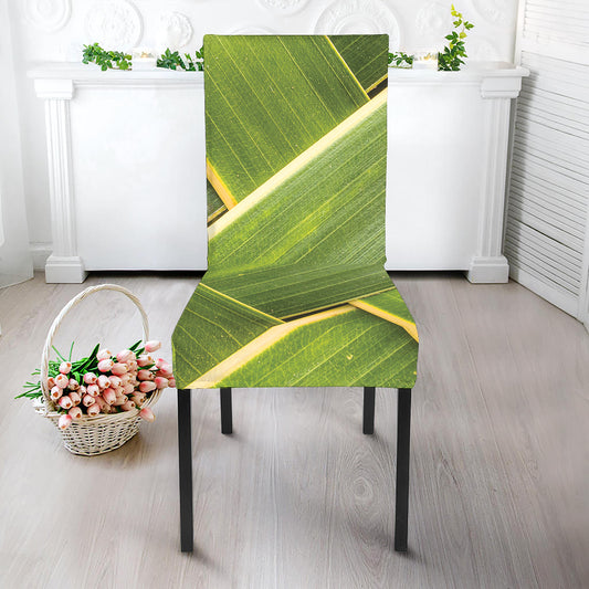 Coconut Leaf Print Dining Chair Slipcover
