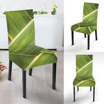 Coconut Leaf Print Dining Chair Slipcover