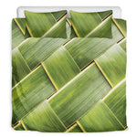 Coconut Leaf Print Duvet Cover Bedding Set