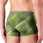 Coconut Leaf Print Men's Boxer Briefs