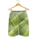 Coconut Leaf Print Men's Shorts