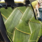 Coconut Leaf Print Pet Car Back Seat Cover