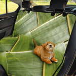 Coconut Leaf Print Pet Car Back Seat Cover