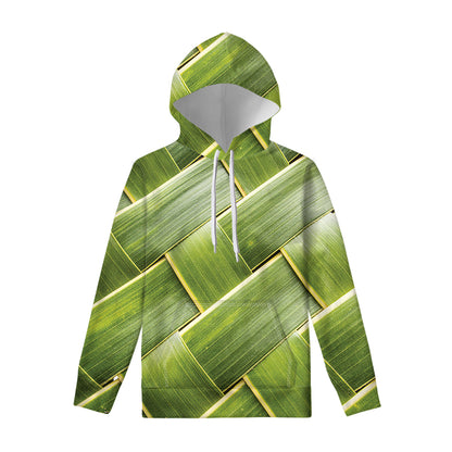 Coconut Leaf Print Pullover Hoodie