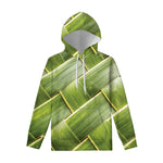 Coconut Leaf Print Pullover Hoodie