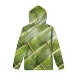 Coconut Leaf Print Pullover Hoodie