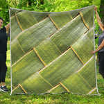 Coconut Leaf Print Quilt