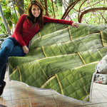 Coconut Leaf Print Quilt