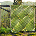 Coconut Leaf Print Quilt