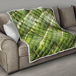Coconut Leaf Print Quilt