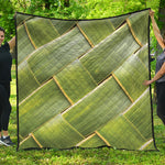 Coconut Leaf Print Quilt