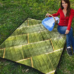 Coconut Leaf Print Quilt