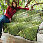 Coconut Leaf Print Quilt