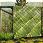 Coconut Leaf Print Quilt