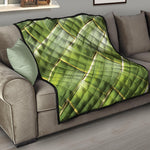 Coconut Leaf Print Quilt