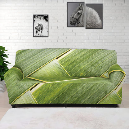 Coconut Leaf Print Sofa Cover