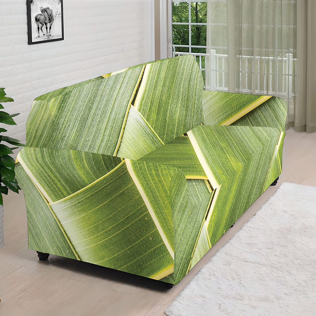Coconut Leaf Print Sofa Cover
